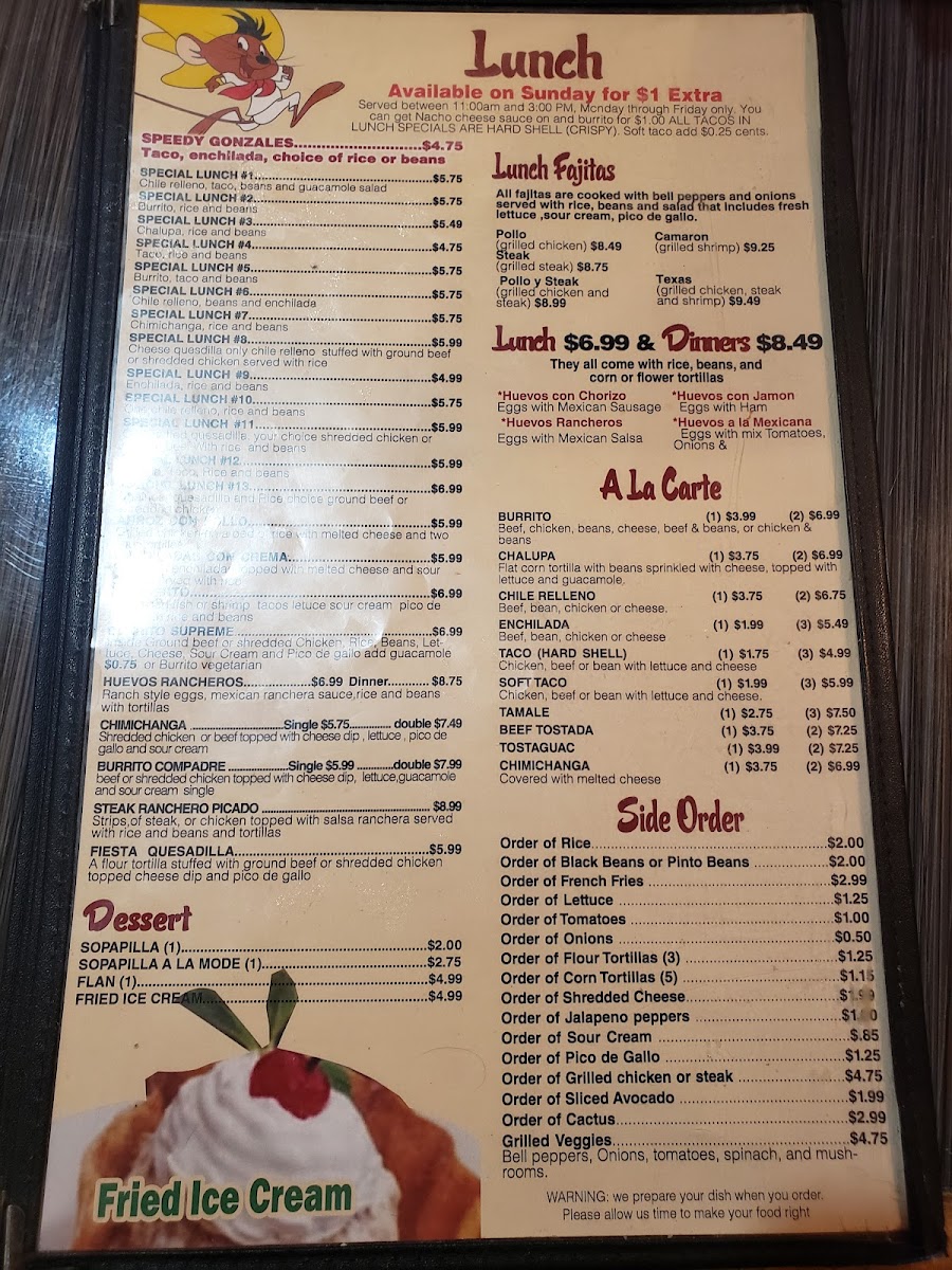 El Don Tequilas Menu - Image 2